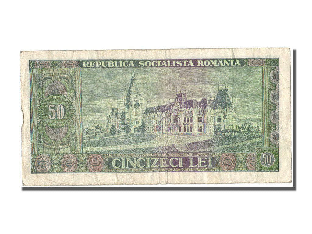 Romania, 50 Lei, 1966, KM #96a, VF(30-35), G.0067