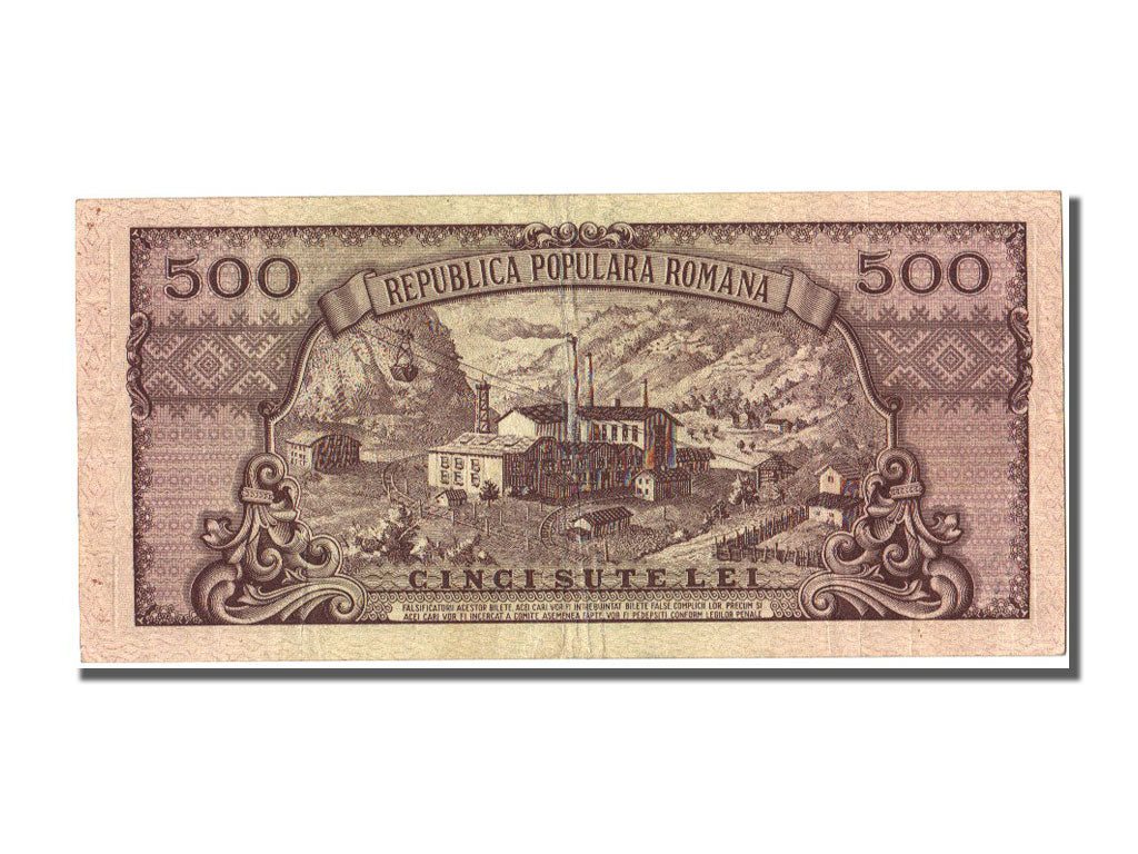 Romania, 500 Lei, 1949, KM #86a, 1949-10-15, AU(50-53), A1
