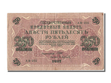 Russia, 250 Rubles, 1917, KM #36, AU(50-53), AB
