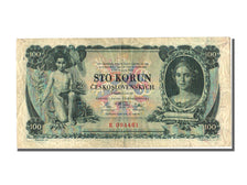 Czechoslovakia, 100 Korun, 1931, KM #23a, 1931-01-10, EF(40-45), E