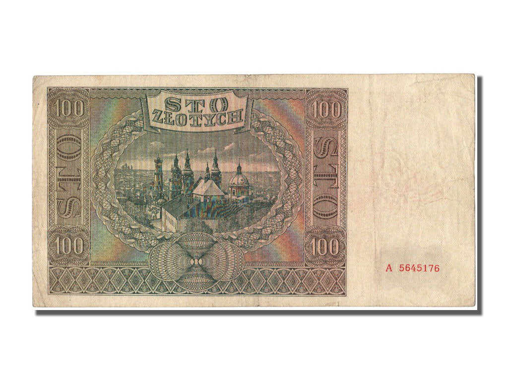 Poland, 100 Zlotych, 1941, KM #103, 1941-08-01, EF(40-45), A