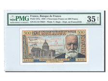 Banknote, France, 5 Nouveaux Francs on 500 Francs, 1955-1959 Overprinted with