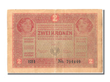 Banknote, Austria, 2 Kronen, 1917, EF(40-45)