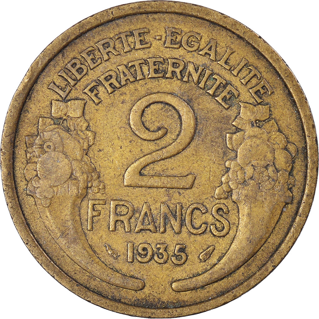 Monnaie, France, 2 Francs, 1935