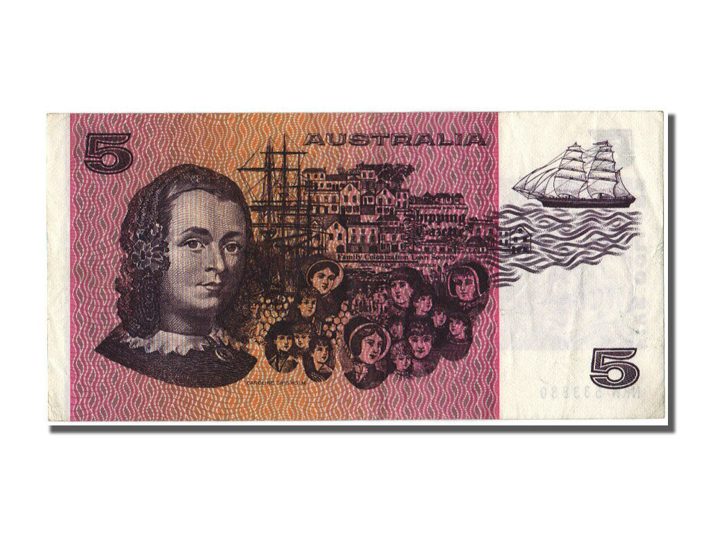 Banknote, Australia, 5 Dollars, 1974, EF(40-45)