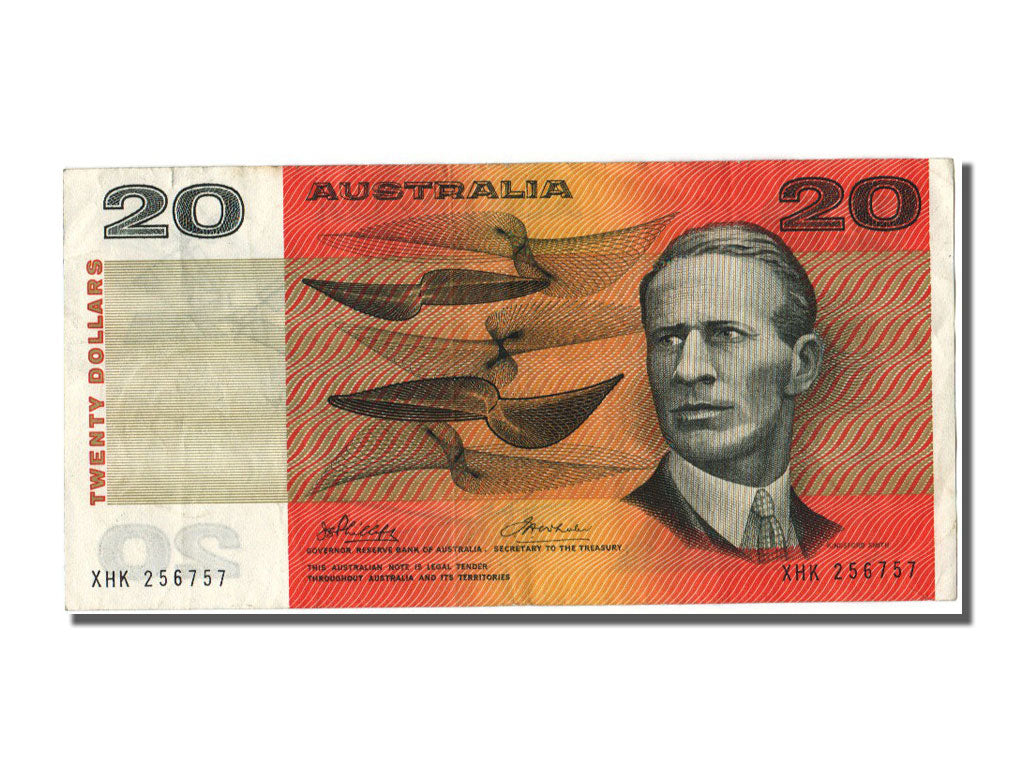 Australia, 20 Dollars, 1974, KM #46a, EF(40-45), XHK