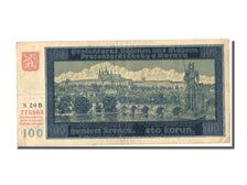 Bohemia and Moravia, 100 Korun, 1940, KM #7a, 1940-08-20, EF(40-45), S.20B