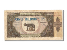 Romania, 5,000,000 Lei, 1947, KM #61b, 1947-06-25, VF(30-35), B1