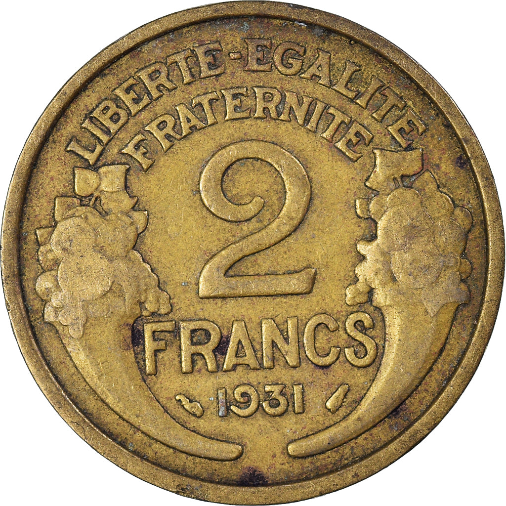 Münze, Frankreich, 2 Francs, 1931