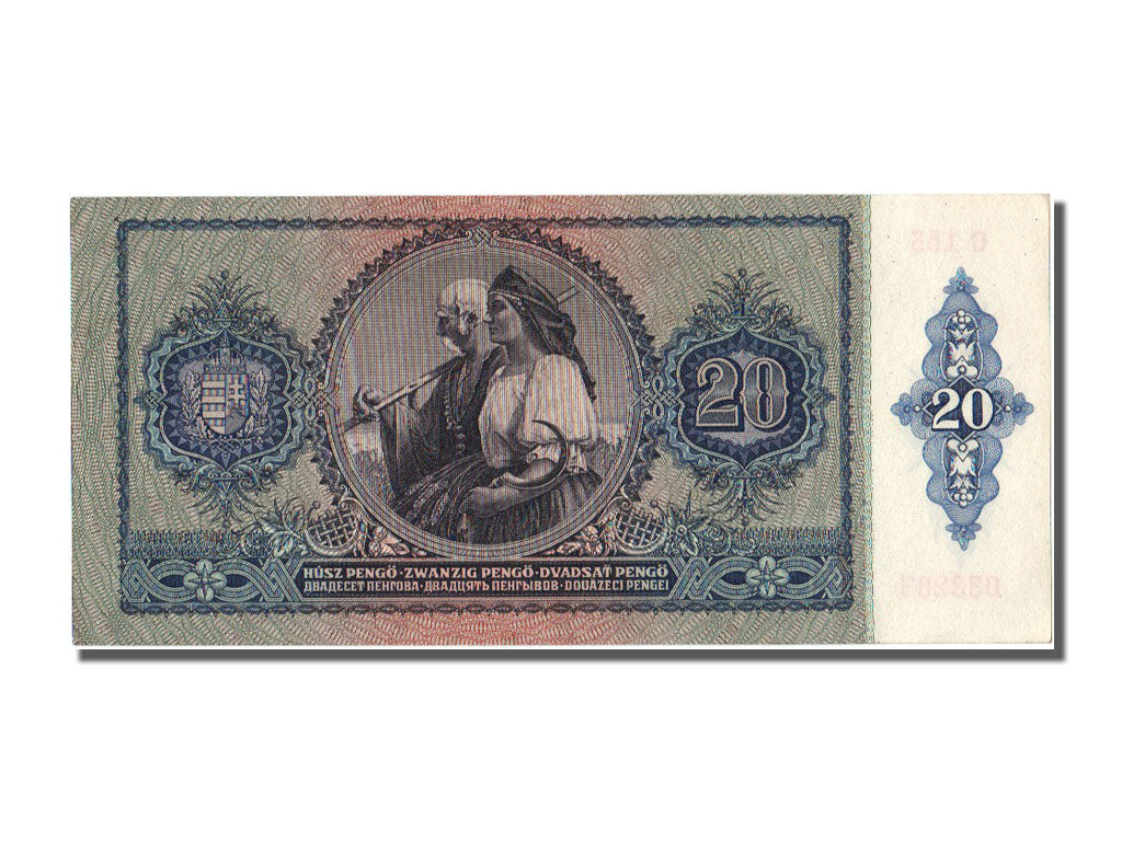 Hungary, 20 Pengö, 1941, KM #109, 1941-01-15, UNC(60-62), C