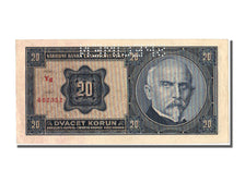 Czechoslovakia, 20 Korun, 1926, KM #21s, 1926-10-01, UNC(65-70), Yg