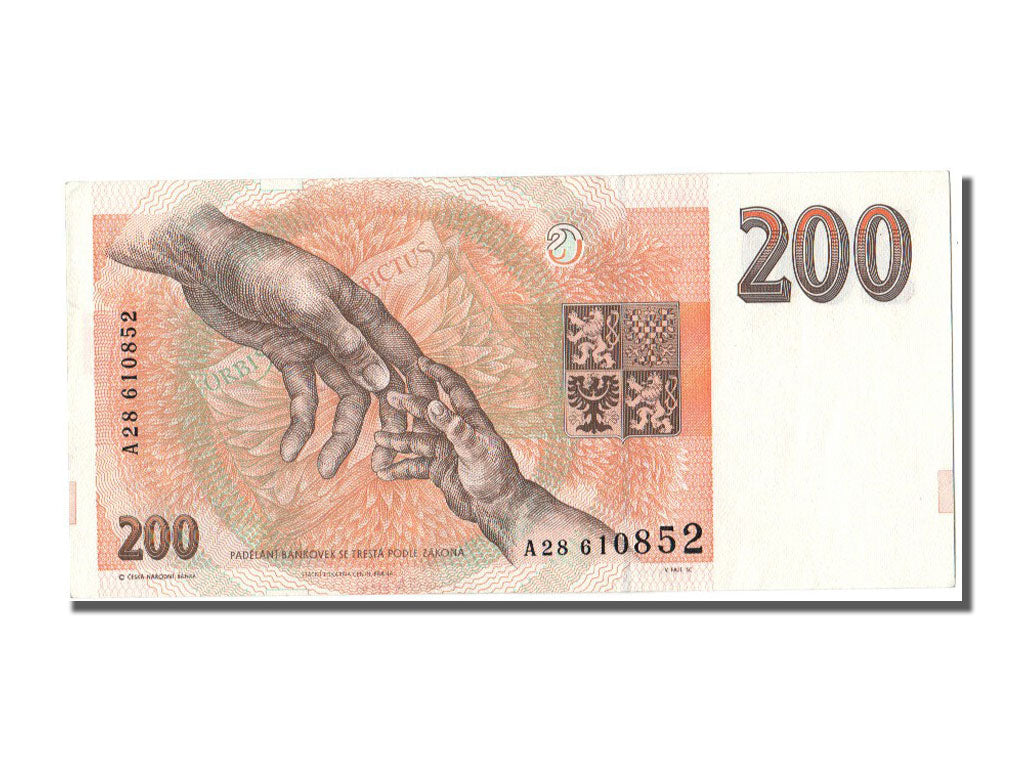 Banknote, Czech Republic, 200 Korun, 1993, UNC(60-62)
