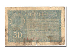 Romania, 50 Bani, 1917, KM #M2, F(12-15), E