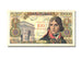 France, 100 Nouveaux Francs on 10,000 Francs, 1955-1959 Overprinted with...