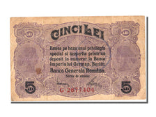 Romania, 5 Lei, 1917, KM #M5, EF(40-45), G