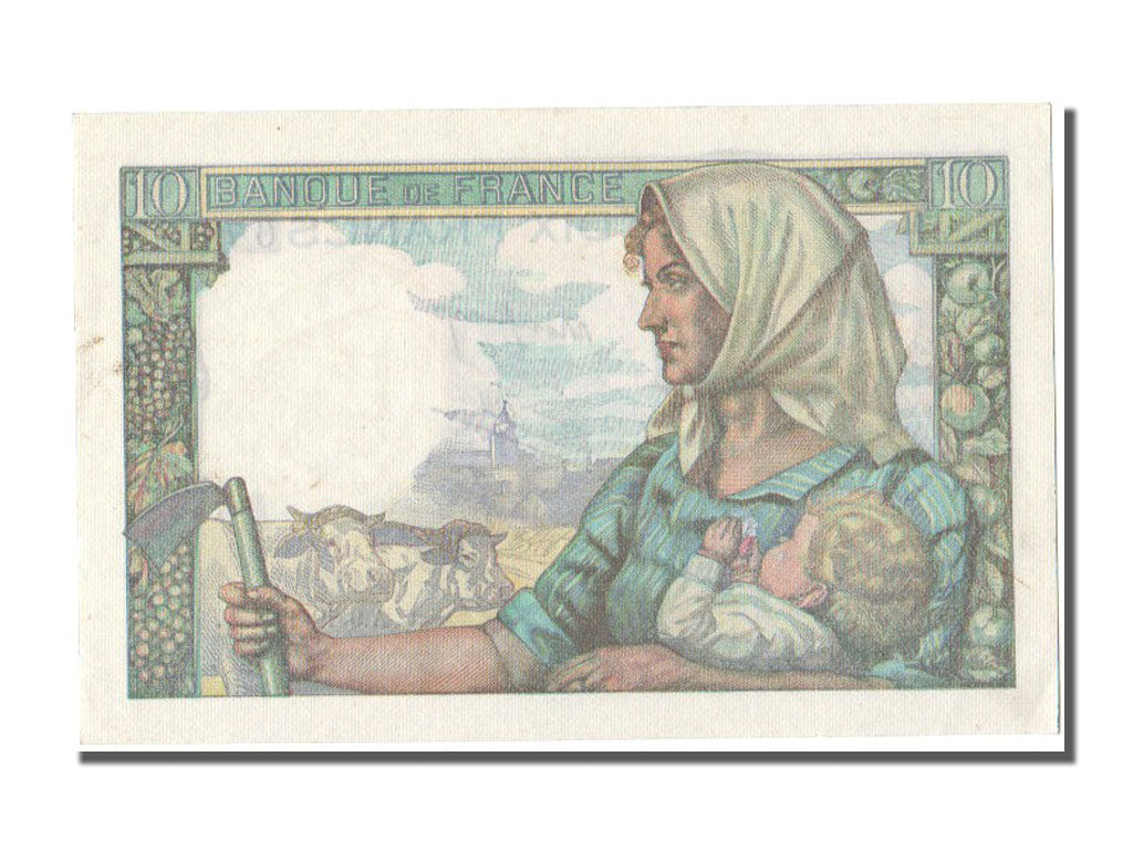 France, 10 Francs, 10 F 1941-1949 ''Mineur'', 1941, KM #99b, 1941-10-09,...