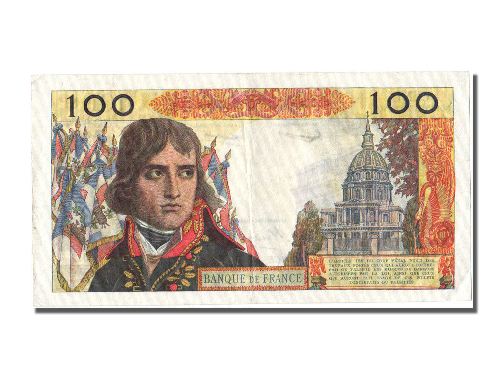 Billete, Francia, 100 Nouveaux Francs, 100 NF 1959-1964 ''Bonaparte'', 1959