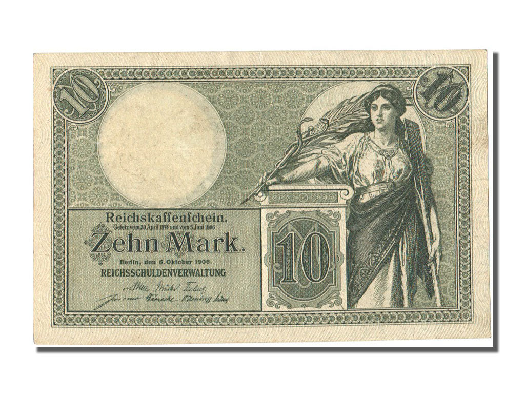 Germany, 10 Mark, 1906, KM #9b, 1906-10-06, UNC(60-62), J