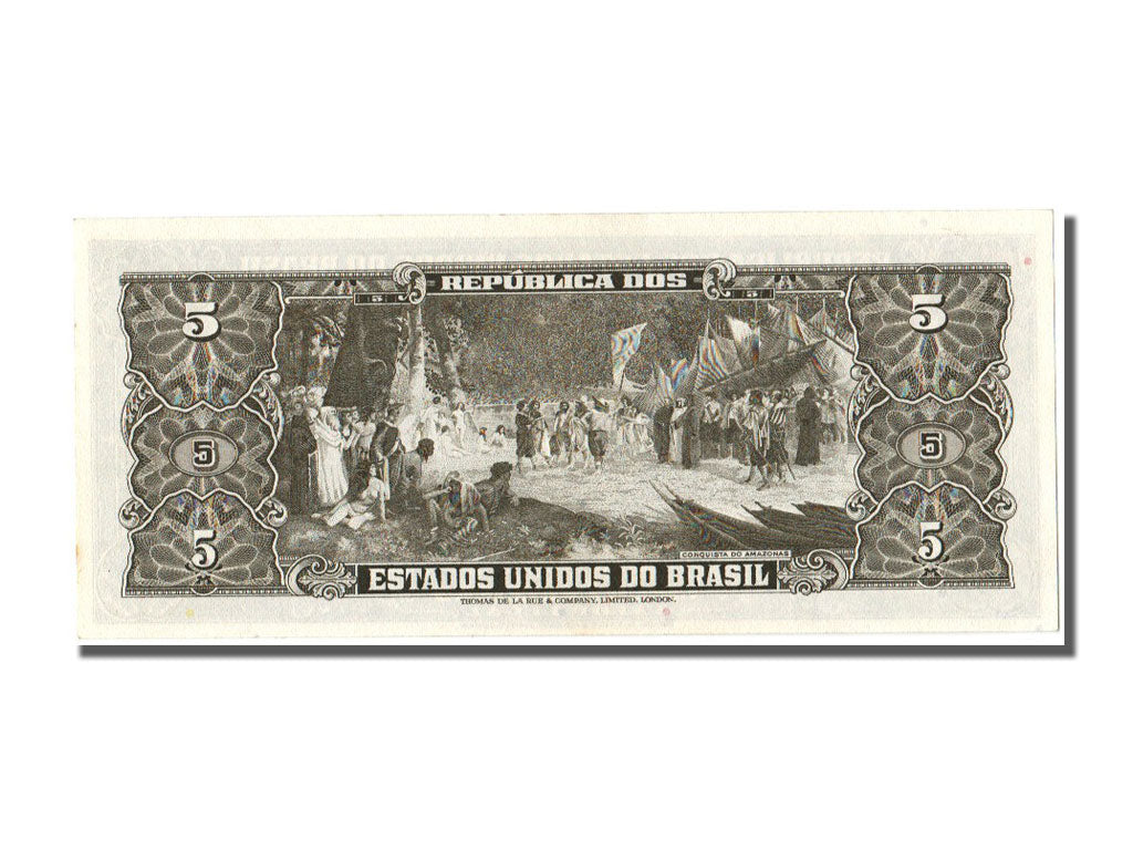 Brazil, 5 Cruzeiros, 1964, KM #176d, UNC(65-70), 4461A