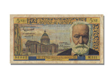 France, 5 Nouveaux Francs, 1964, KM #141a, 1964-05-06, VF(20-25), M.111,...