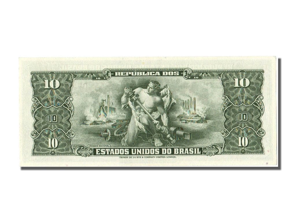 Brazil, 1 Centavo on 10 Cruzeiros, 1967, KM #183b, UNC(65-70), 3604A