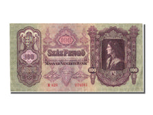 Hungary, 100 Pengö, 1930, KM #98, 1930-07-01, AU(55-58), E
