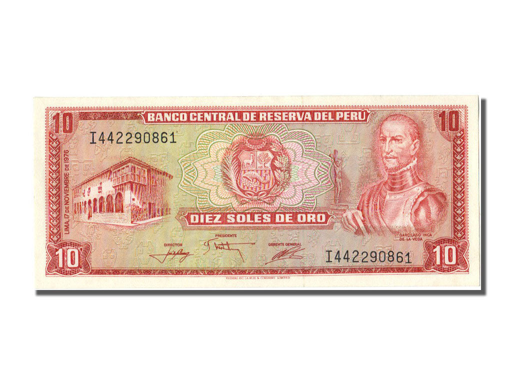 Peru, 10 Soles de Oro, 1968, KM #93a, 1968-02-23, UNC(65-70), I