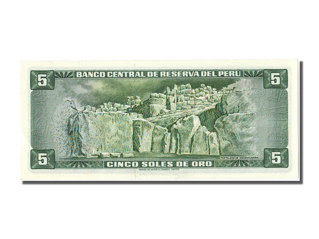 Peru, 5 Soles de Oro, 1974, KM #99c, 1974-08-15, UNC(65-70), J