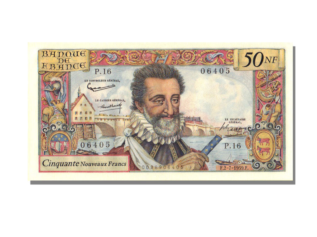 50 Nouveaux Francs Henri IV type 1959
