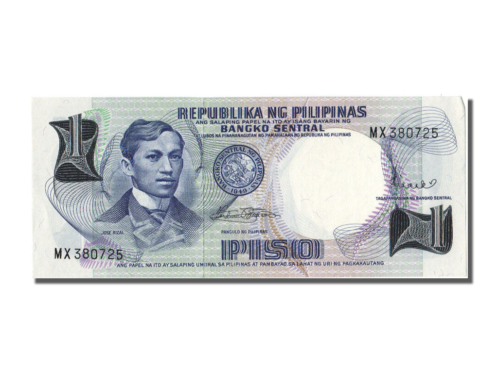 Banknote, Philippines, 1 Piso, 1969, UNC(65-70)