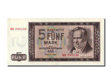 Germany - Democratic Republic, 5 Mark, 1964, KM #22a, AU(55-58), KG