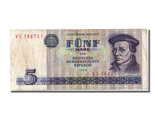 Germany - Democratic Republic, 5 Mark, 1975, KM #27b, EF(40-45), VC