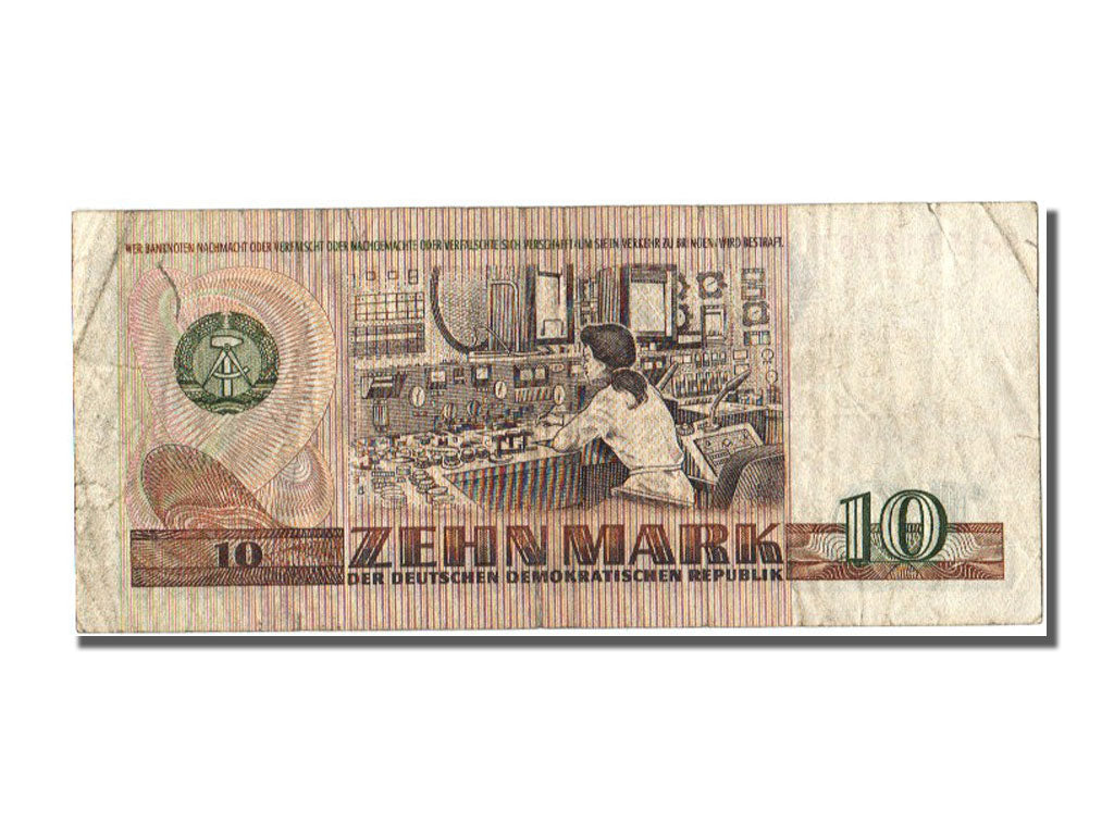 Germany - Democratic Republic, 10 Mark, 1971, KM #28b, EF(40-45), BA