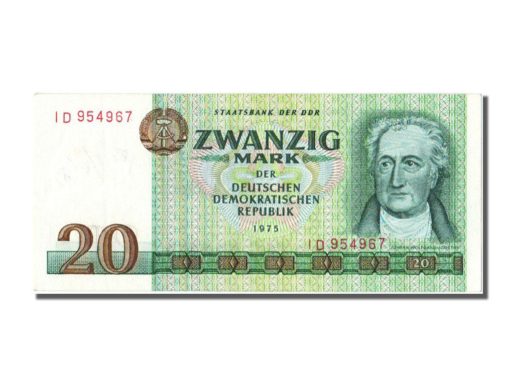 Germania - Repubblica Democratica, 20 Mark, 1975, BB