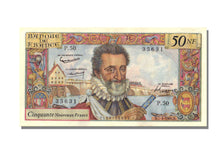 Geldschein, Frankreich, 50 Nouveaux Francs, 50 NF 1959-1961 ''Henri IV'', 1960