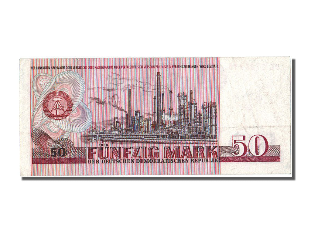 Germany - Democratic Republic, 50 Mark, 1971, KM #30b, AU(55-58), DC