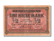 Germany, 1/2 Mark, 1918, KM #R127, 1918-04-04, VF(30-35), B