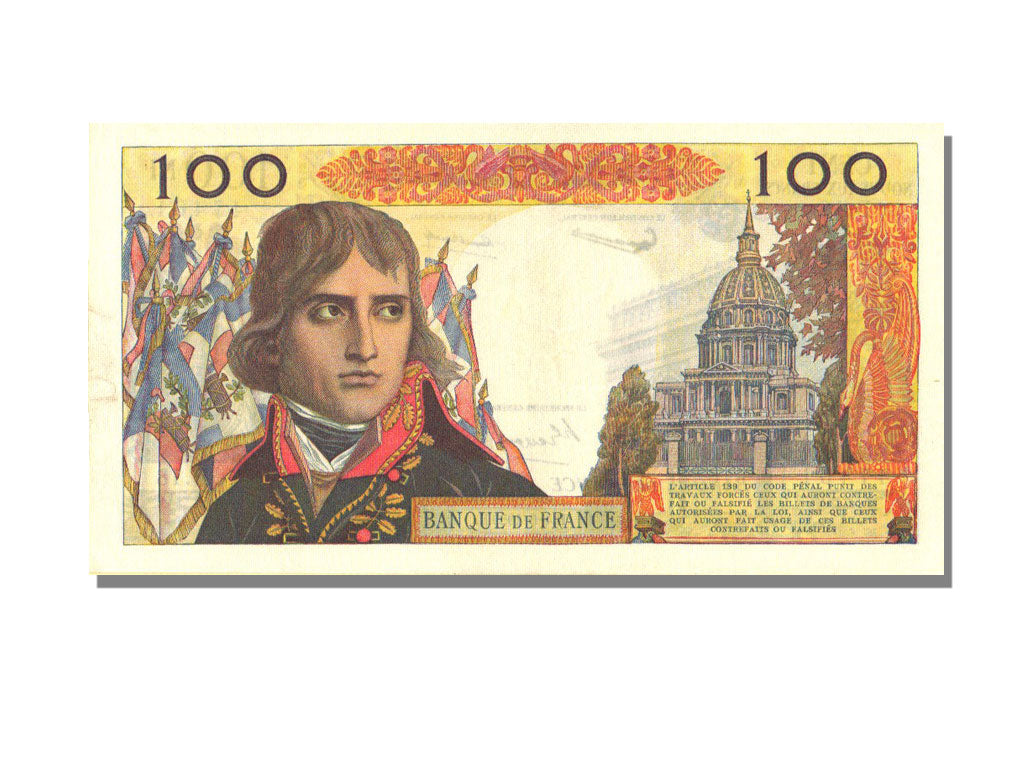 France, 100 Nouveaux Francs, 1959, KM #144a, 1959-06-04, UNC(63), D.18, Fayette.