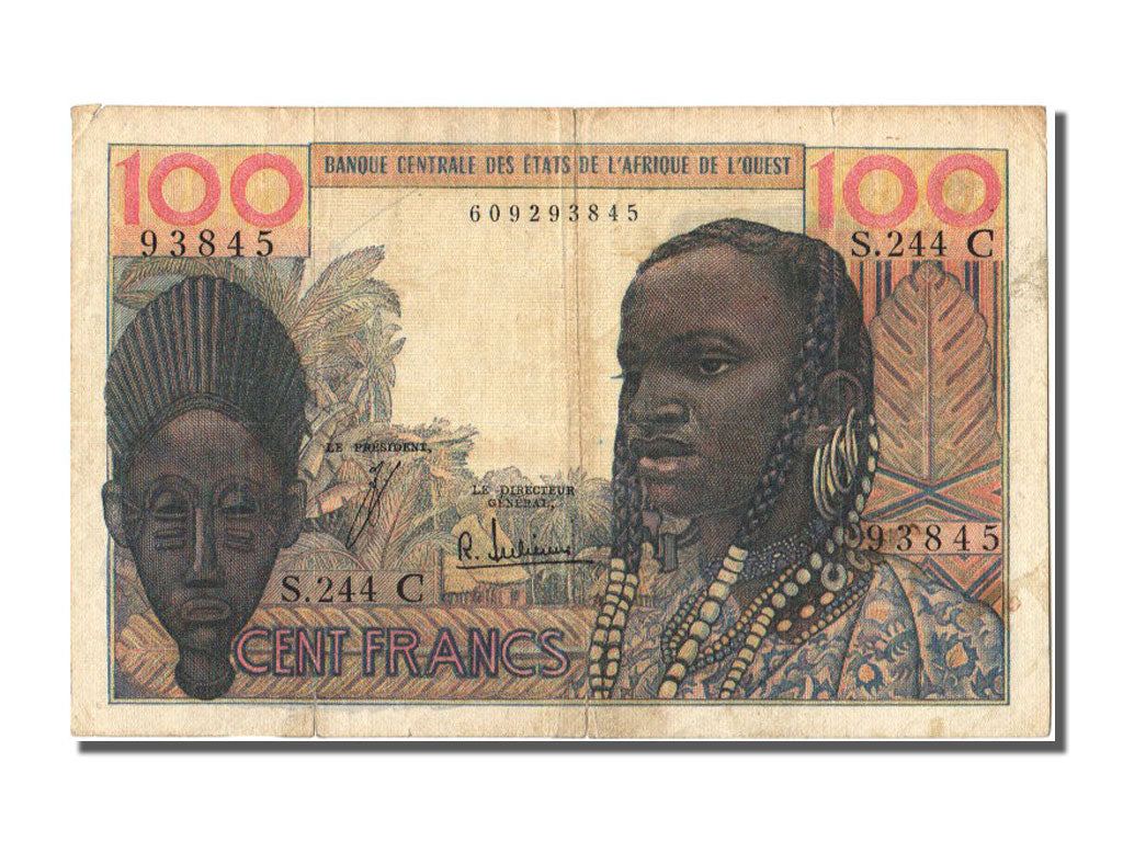 Burkina Faso, 100 Francs type Banque Centrale des Etats d'Afrique de l'Ouest