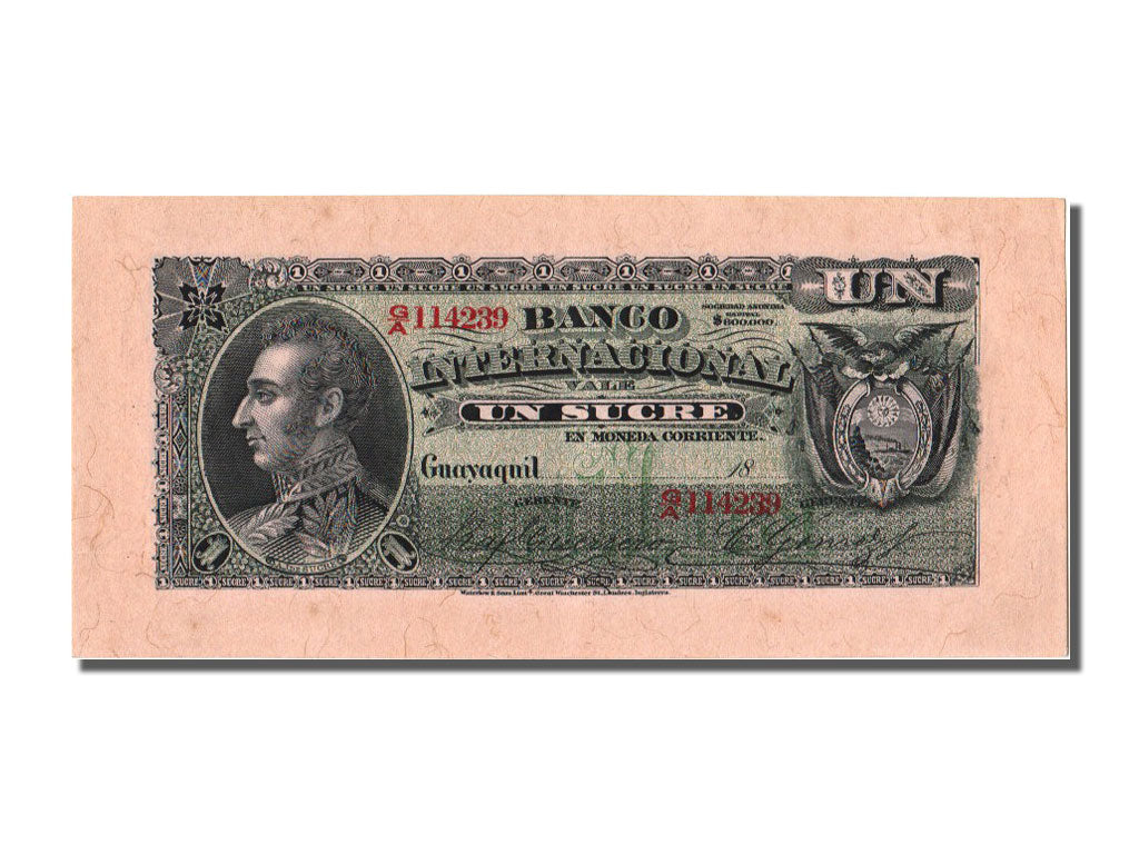 Ecuador, 1 Sucre, 1886, FDS