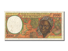 Central African States, 2000 Francs, 1993, KM #403La, EF(40-45)