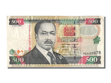 Kenya, 500 Shillings, 2000, KM #39c, 2000-07-01, EF(40-45), AE