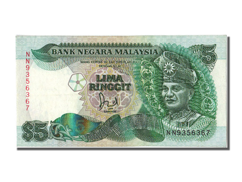 Malaya and British Borneo, 5 Ringgit, 1989, UNC(65-70), GJ