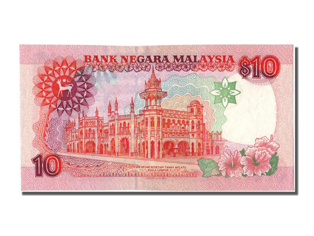 Malaya and British Borneo, 10 Ringgit, 1989, EF(40-45), RZ