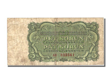 Banknote, Czechoslovakia, 5 Korun, 1961, VF(20-25)