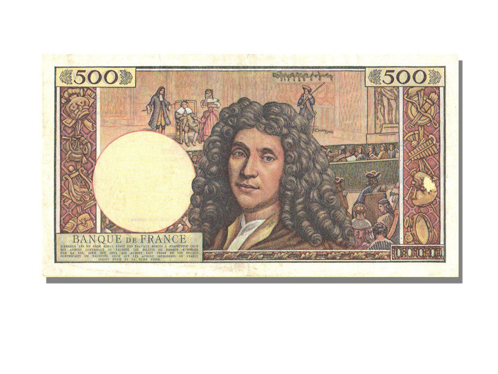 FRANCE, 500 Nouveaux Francs, 1961, KM #145a, 1961-01-05, VF(20-25), J.1,...