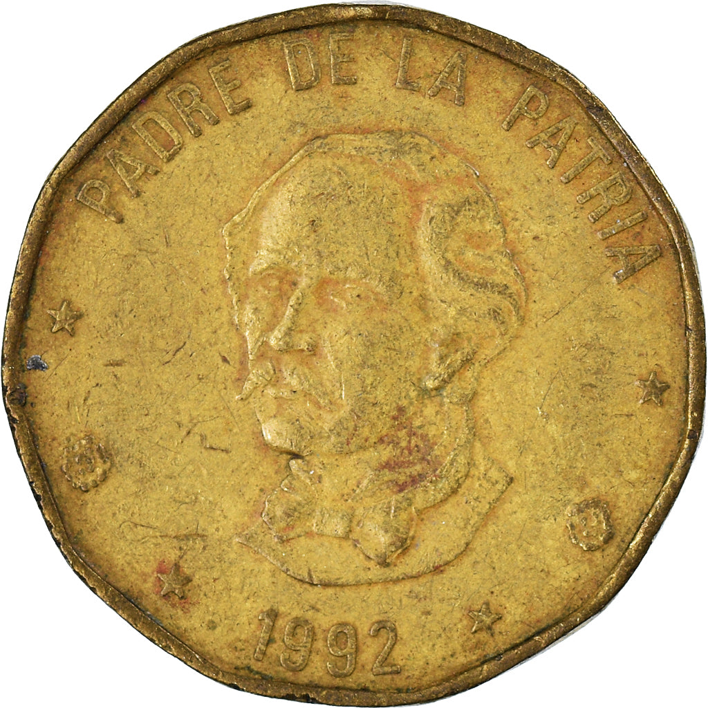 Moeda, República Dominicana, Peso, 1992