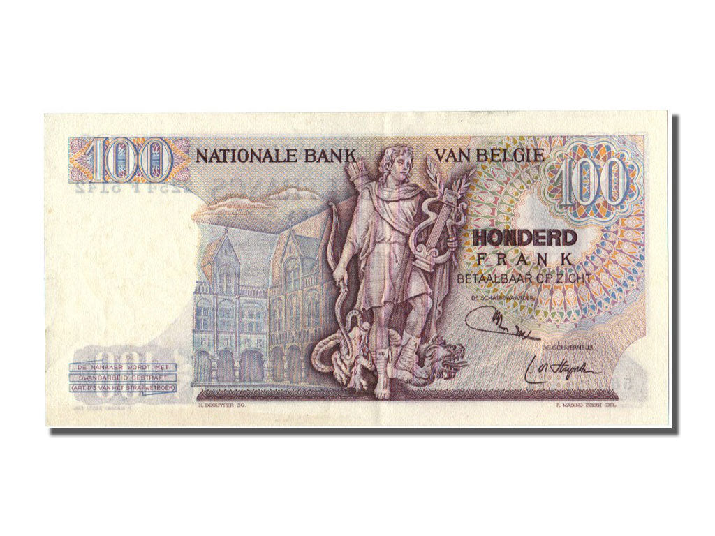 Belgium, 100 Francs, 1975, 1975-04-01, UNC(60-62), F