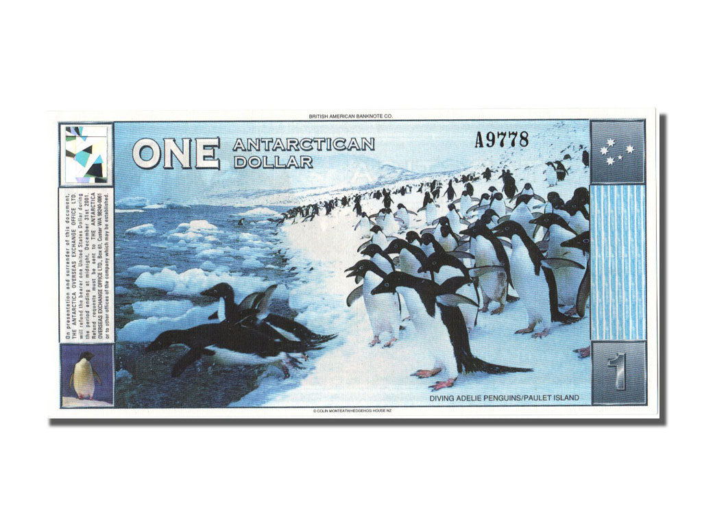Antarctic, 1 Dollar, 1996, 1996-03-01, UNC(65-70)