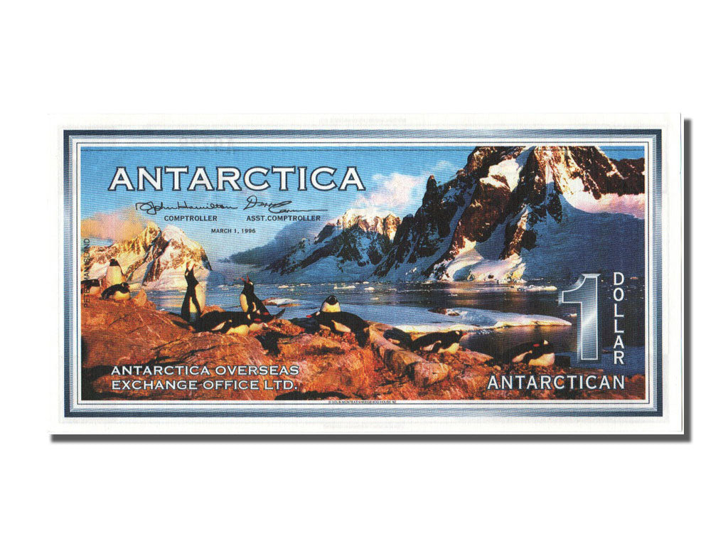 Antarctic, 1 Dollar, 1996, 1996-03-01, UNC(65-70)